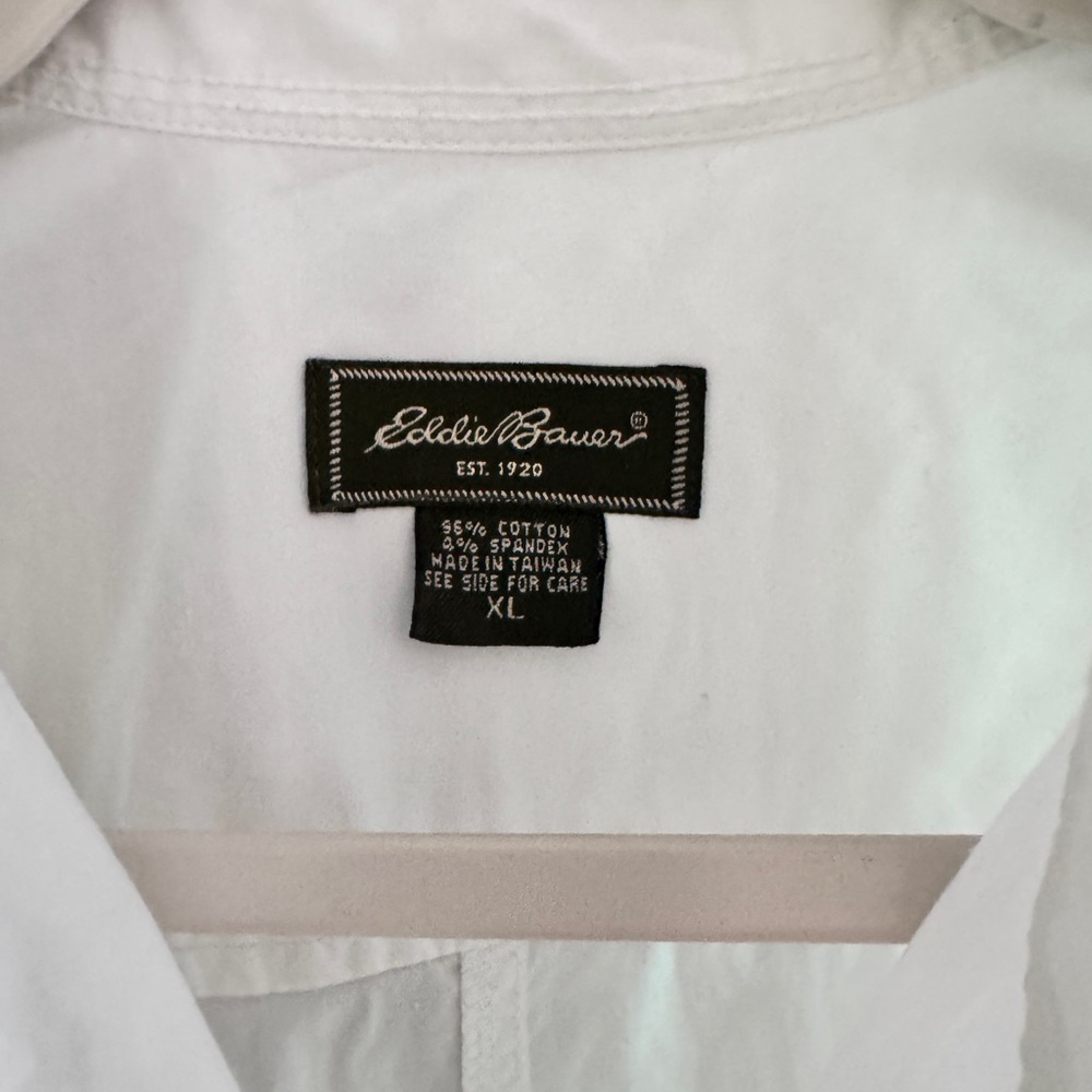 Eddie Bauer Classic White Shirt - Picture 2 of 3